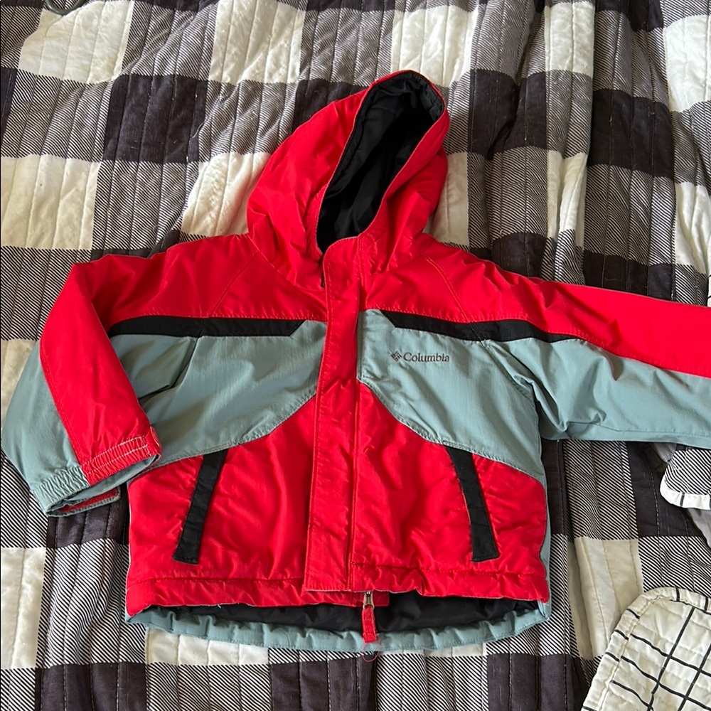 Columbia Red and Gray Insulated Jacket